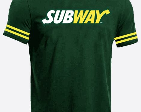 Dark Green Subway T Shirt