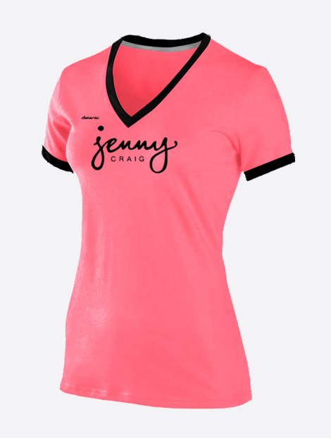 Hot Pink Jenny Craig T Shirt