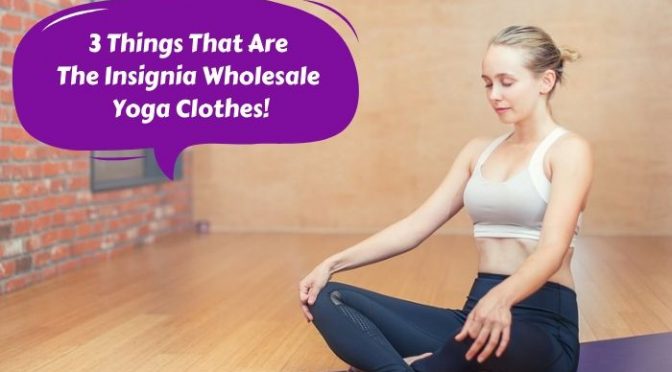 3 Things That Are The Insignia Wholesale Yoga Clothes!