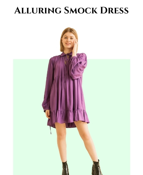 alluring smock dress