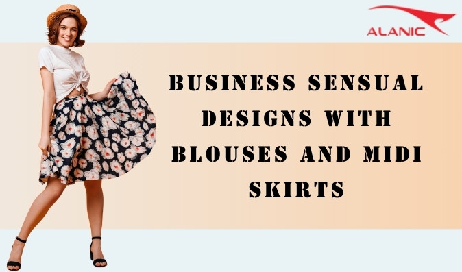 blouses and midi skirts trend