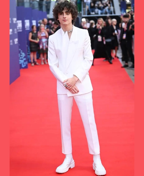 full white suit with white boots