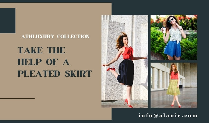 pleated skirt