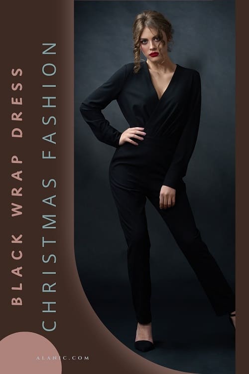Black Wrap Dress