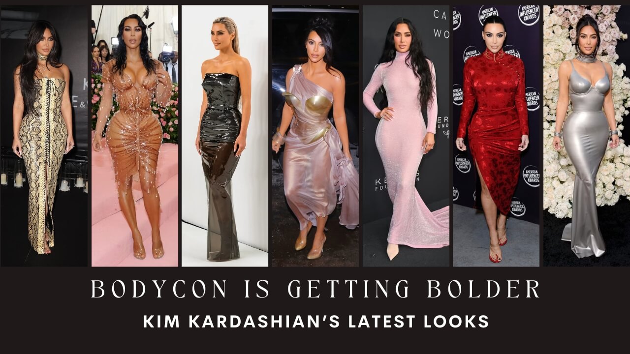 Kim Kardashian's Fashion Looks in Bodycon Dresses