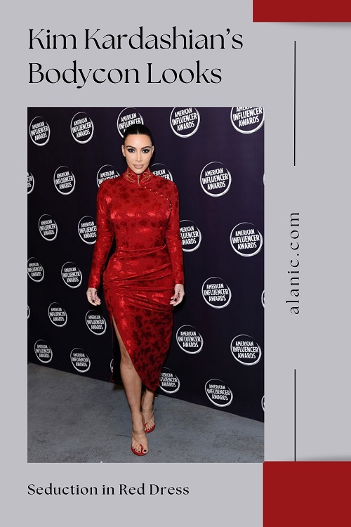 Seduction in Red Dress