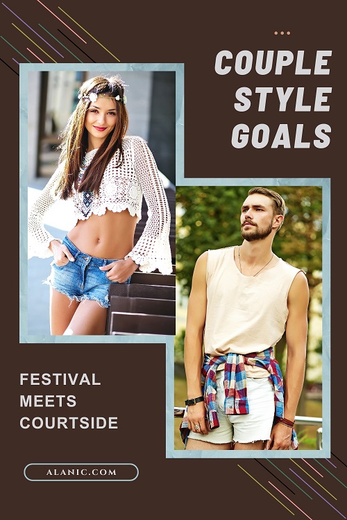 Festival Meets Courtside Look