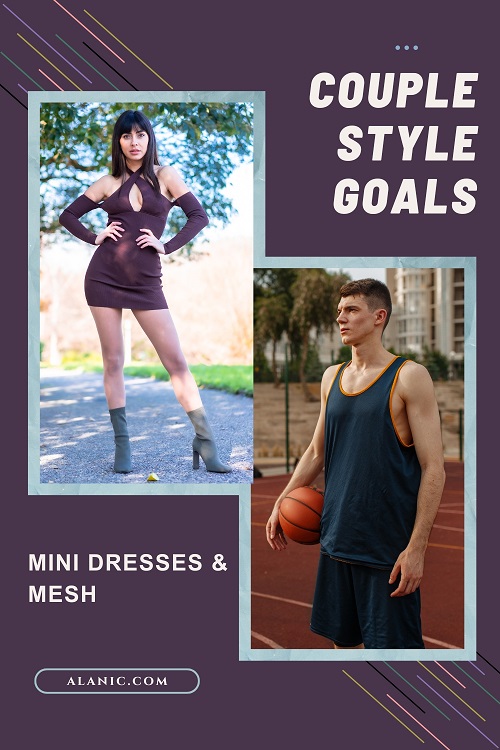 Mini Dresses and Mesh Look
