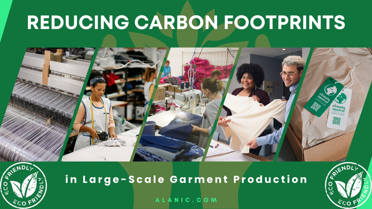 Reducing Carbon Footprints in Large-Scale Garment Production