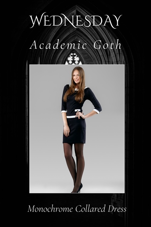 Wednesday Academic Goth Style
