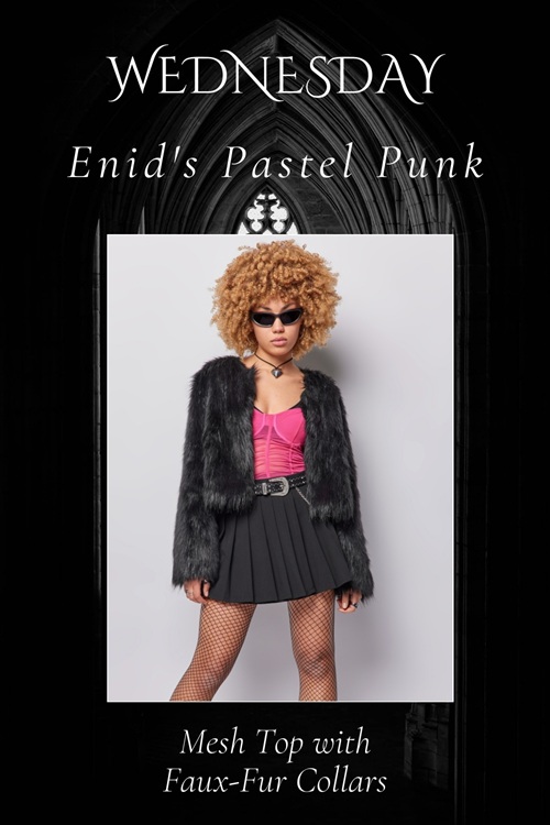Wednesday Enid's Pastel Punk Fashion
