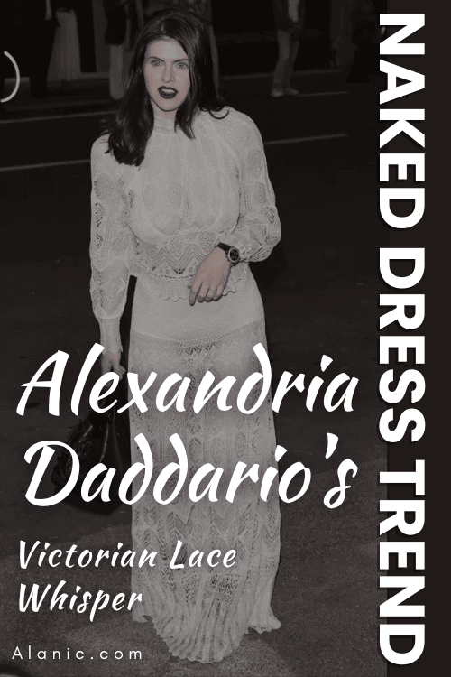 Alexandria Daddario in Victorian Lace Whisper