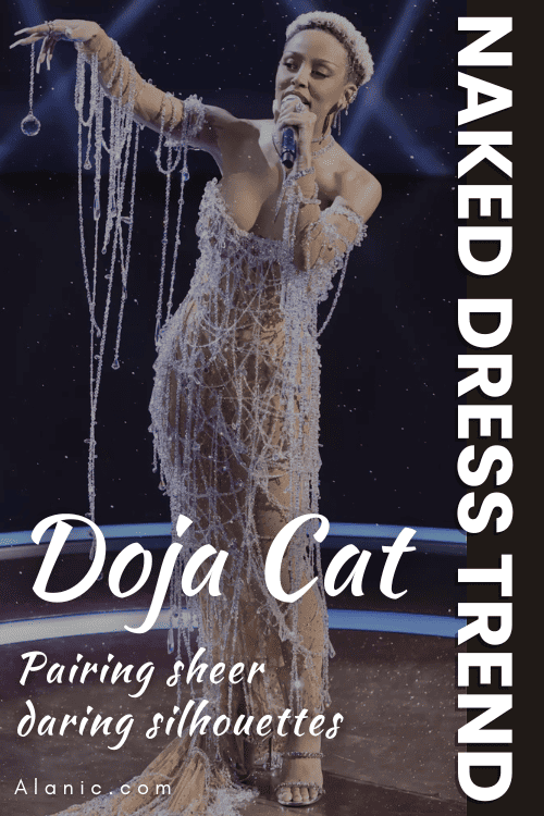 Doja Cat in Pairing Sheer, Daring Silhouettes