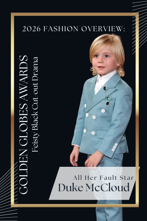 Duke Mccloud's Fashion Look at Golden Globes 2026 Duke Mccloud's Fashion Look at Golden Globes 2026