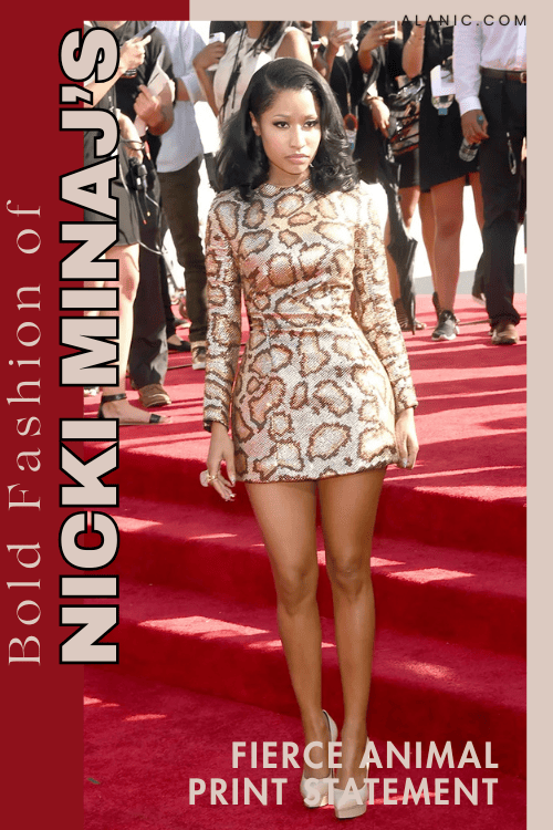 Nicki Minaj Animal Print Look Nicki Minaj's Style Evolution