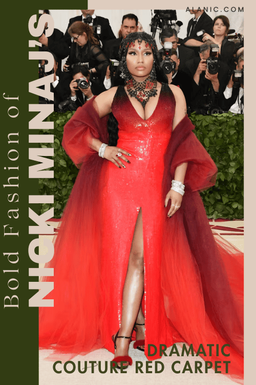 Nicki Minaj Dramatic Couture Red Carpet Look Nicki Minaj Best Looks
