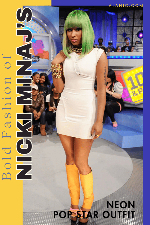 Nicki Minaj Neon Pop Star Outfit Nicki Minaj's Red Carpet Looks