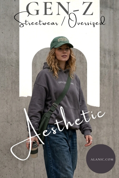 Streetwear or Oversized Aesthetic Gen Z Aesthetic Trend