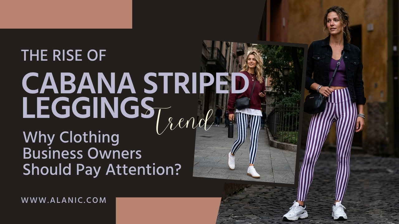 The Rise of Cabana Striped Leggings Trend: Business Owners Should Watch