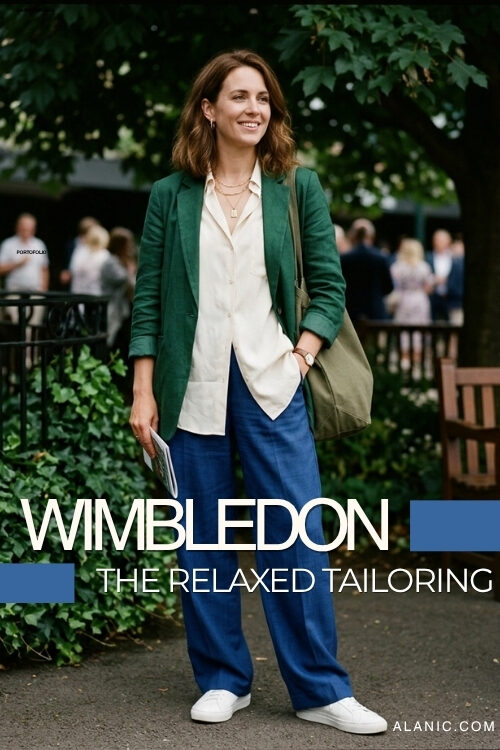 The Relaxed Tailoring Wimbledon Tennis Dress