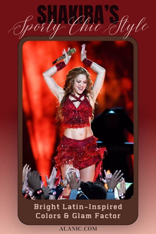 Shakira in Bright Latin-Inspired Colors Bestselling Celebrity Inspired Fashion