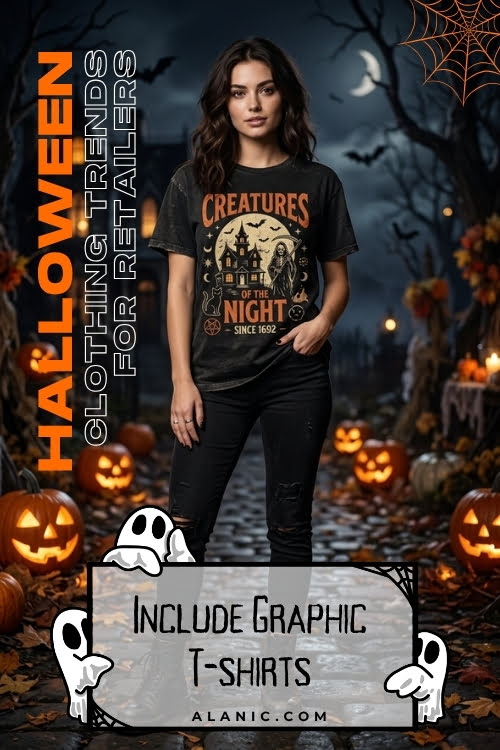 Include Graphic T-shirts Halloween Clothing Ideas for Fashion Brands