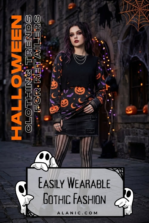 Easily Wearable Gothic Fashion Must-Stock Halloween Clothing for Retailers
