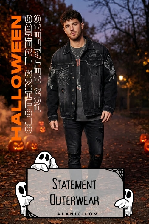 Statement Outerwear Halloween Clothing Trends for Retail Inventory