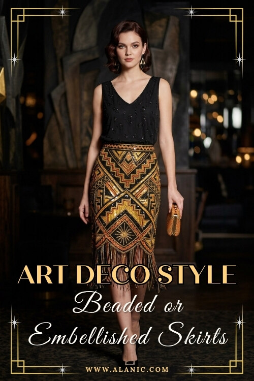 Beaded or Embellished Skirts Art Deco-Inspired Dresses Stocking Guide for Brands