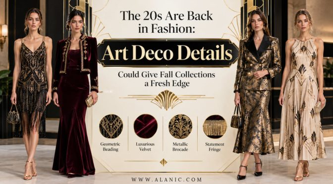The 20's Are Back: Art Deco Trends for Fall Collections