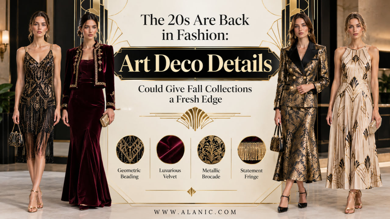 The 20's Are Back: Art Deco Trends for Fall Collections