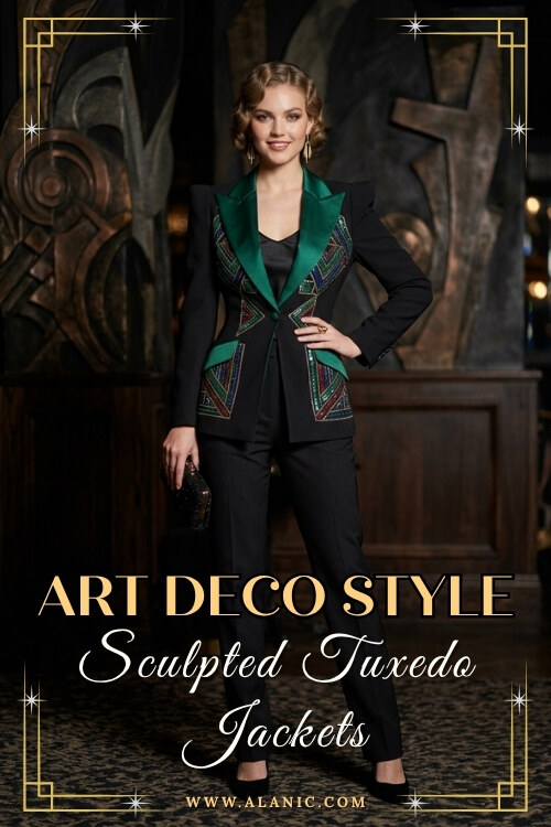 Sculpted Tuxedo Jackets Must-Stock 1920s-Inspired Apparel for Brands
