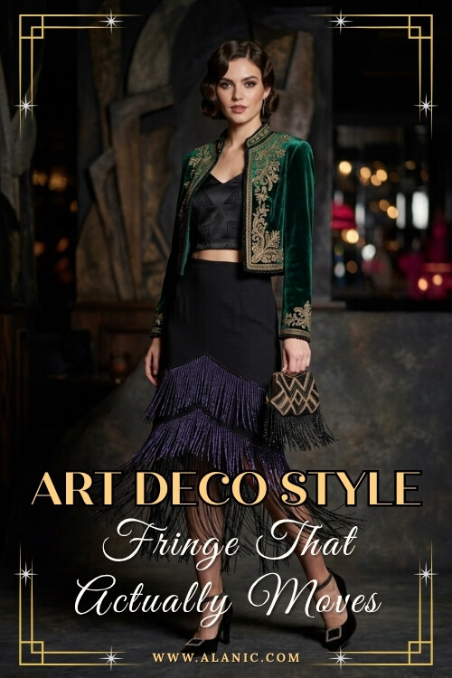 Fringe That Actually Moves Art Deco Clothing Ideas for Fashion Brands