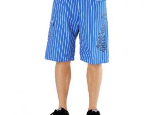 Wholesale Blue and Black Printed Beach Men’s Shorts Manufacturer