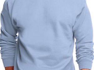 Wholesale Pale Blue Men’s Sweat Shirt Manufacturer