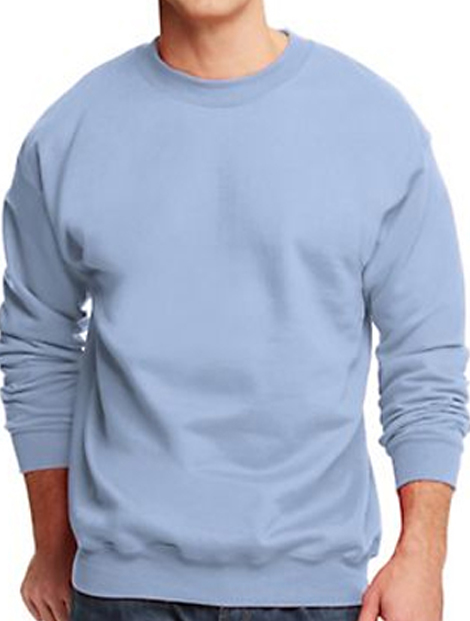 Wholesale Pale Blue Men’s Sweat Shirt Manufacturer