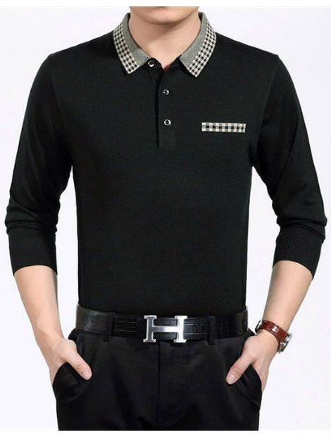 Wholesale Awesome Black Polo T Shirt