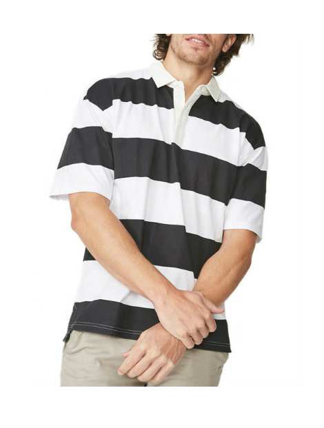 Wholesale Fashionable Black And White Polo T Shirt