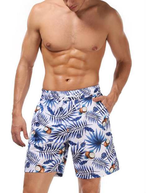 Wholesale Soothing Blue Beach Men’s Shorts Manufacturer