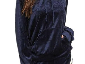 Wholesale Royal Blue Blocked Microfiber Tracksuit