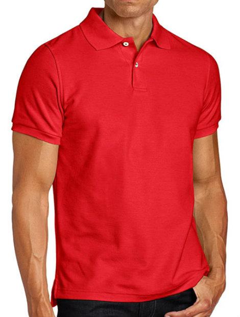 Wholesale Brick Red Polo T Shirt