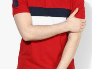 Wholesale Bright Red Polo T Shirt
