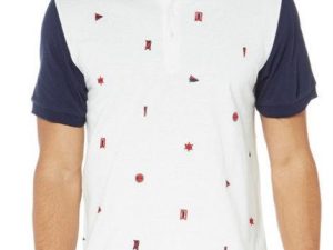 Wholesale Casual Printed Polo T Shirt