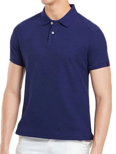 Wholesale Deep Blue Polo T Shirt Manufacturer
