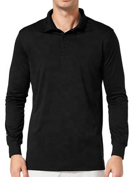 Full Sleeved Black Polo T Shirt Supplier