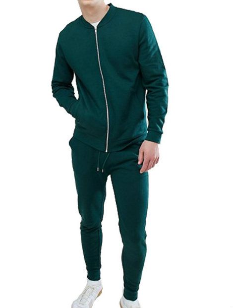 Wholesale Green and White Block Tracksuit Jacket Manufacturer