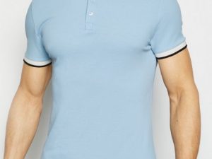 Wholesale Pale Blue Polo T Shirt