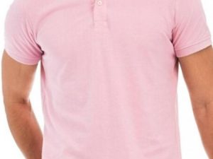 Wholesale Pale Pink Polo T Shirt