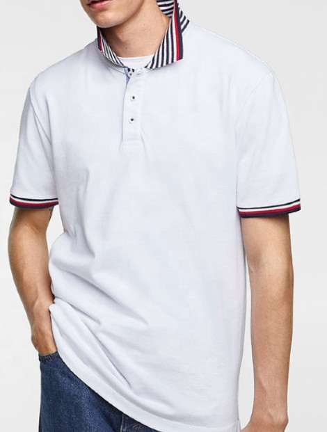 Wholesale Perfect White Polo T Shirt