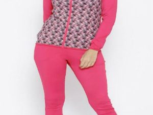 Wholesale Pink Blue Pop Custom Tracksuit